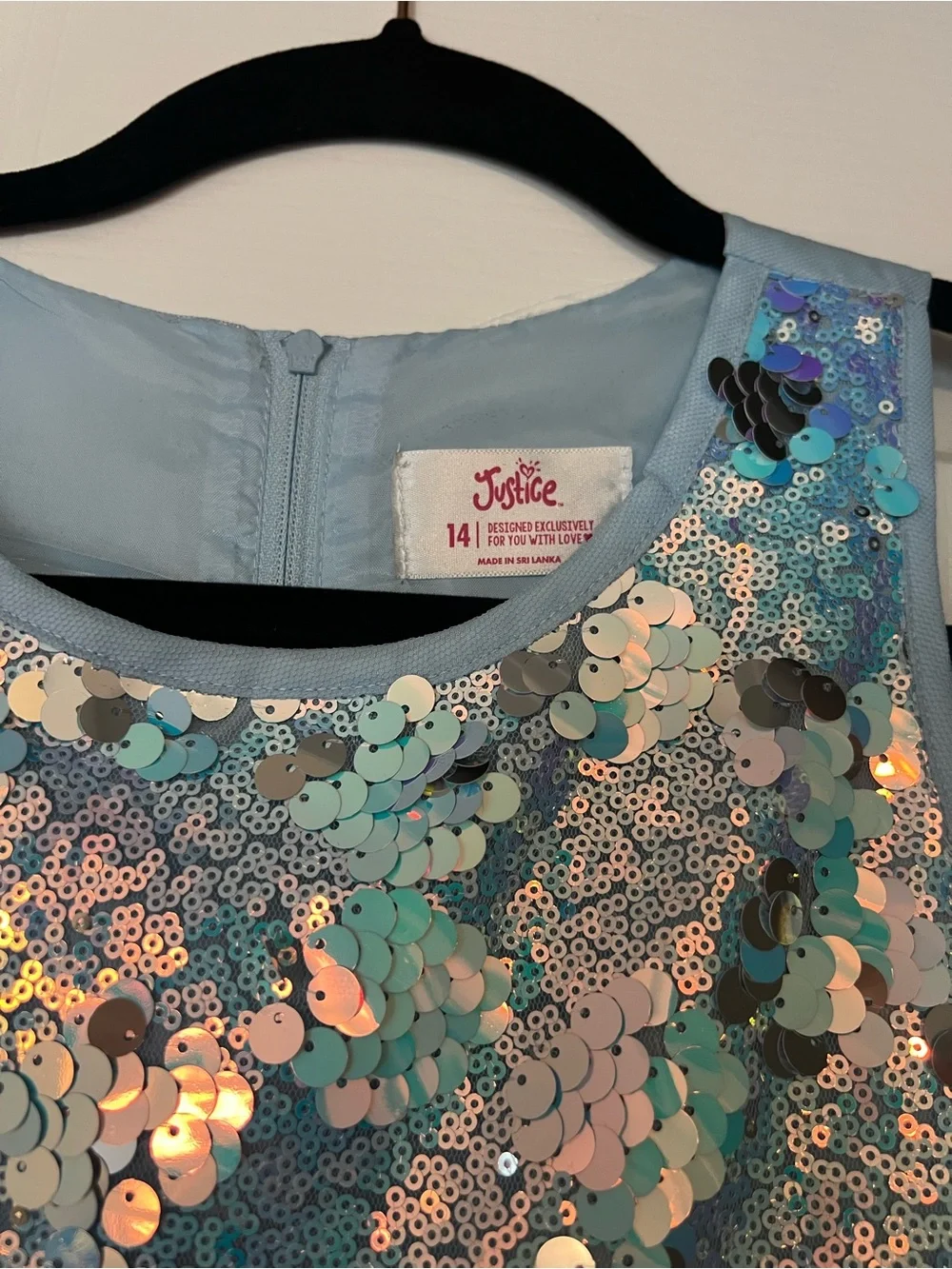 Justice sparkling sequin